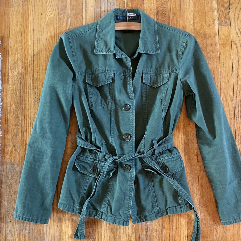 Army Green Jacket Sz Small